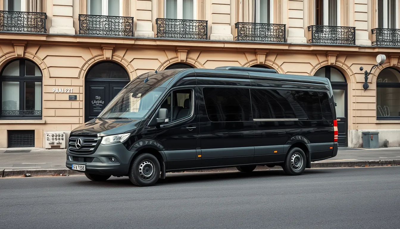 Transfert pour un groupe de 8 à Paris : minibus, double véhicule ou van premium ?